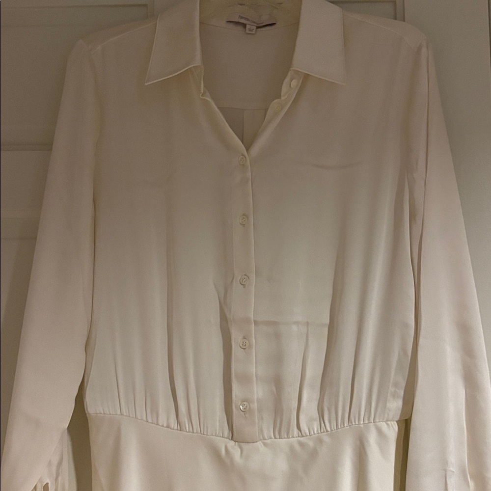 Favorite Daughter Take Me Seriously Long Dress-IVORY-Large - Picture 8 of 10